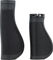 Brooks Cambium Ergonomic Rubber Handlebar Grips for One-Sided Twist Shifters - black/130 mm / 100 mm