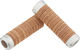 Brooks Puños de manillar Plump Leather Grips - brown/130 mm