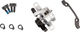 Shimano Étrier de Frein BR-R317 avec Plaquettes en Résine - argenté/Roue avant