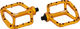 Aluminium Plattformpedale - orange/universal