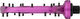 Aluminium Plattformpedale - purple/universal