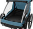 Remolque para niños Courier - aegean blue/universal
