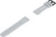 QuickFit 22 Silicone Watch Strap - stone white/22 mm