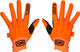 Guantes de dedos completos Cognito D3O - fluo orange-black/M