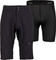 Hummvee Lite Shorts mit Innenhose - black/M