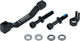 Disc Brake Adapter for 160 mm Rotors - black/PM 5" to PM +20 mm