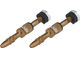 Quick Fill Tubeless Valve - 2 Pack - bronze/SV 19-23 mm