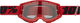 100% Strata 2 Clear Lens Goggle - red/clear