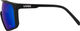 uvex Lunettes de Sport mtn perform S - black mat/mirror blue