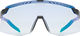 uvex uvex pace stage V lunettes de sport - black mat/mirror blue