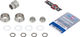 Pitlock Set de bloqueadores M10 para ejes macizos Rohloff - acero inoxidable/doble