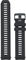 Garmin 22 Silicone Replacement Watch Band for Instinct 2 - graphite/22 mm