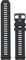 22 Silikon Wechselarmband für Instinct 2 - graphit/22 mm