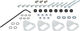Set de Garde-Boues Bluemels Style av+arr - noir mat/75 mm / 27,5" - 29"