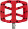 Base Flat Plattformpedale - red/universal