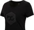 Camiseta para damas con logotipo Women T-Shirt Logo - black/S