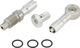 Trickstuff 5 mm Hose Connection Set - silver