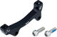 Formula Disc Brake Adapter for 180 mm Rotors - black/rear IS to PM