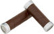 Brooks Slender Leder Lenkergriffe für Drehgriffschalter einseitig - brown/130 mm / 100 mm