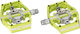 DH RACE X2 Klickpedale - apple green/universal