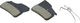 Shimano Plaquettes de Frein N03A-RF pour XTR, XT, SLX, Deore - universal/résine synthétique