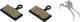Bremsbeläge Disc für Shimano - semi-metallisch - Stahl/SH-008