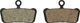 Sixpack Racing Disc Brake Pads for SRAM / Avid - semi-metallic - steel/SR-003