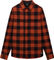 Oakley Bear Cozy Flannel Shirt - flame red pit black check | S