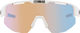 Bliz Lunettes de sport Matrix Small Nano Optics Nordic Light - matte white/coral-orange-blue