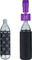 Peatys Pompe à Cartouche Holeshot CO2 Tyre Inflator Kit + Cartouche de 16 g - violet/universal