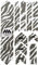 Calcomanías de protección de cuadro Frame Guard Extra - zebra/universal