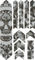 Calcomanías de protección de cuadro Frame Guard Extra - fractal skull/universal