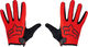 Guantes de dedos completos Ranger - fluorescent red/M