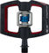crankbrothers Pédales à Clip Mallet DH Superbruni Edition - black-red-blue