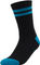 Winter Merino Wool Socken - black-harbor blue/40-42