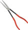 Knipex Alicates de montaje con perfiles transversales, rectos - rojo/280 mm