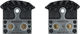 J04C-MF Brake Pads for XTR, XT, SLX - universal/metal