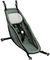 Croozer Asiento de bebé para remolques para niños - jungle green-black/universal