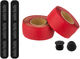 Ruban de Guidon en Cuir Smootape Classica - rouge/universal