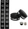 Logo Velvet Handlebar Tape - black and white/universal
