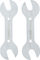Doppelkonusschlüssel Set 1612PB - silver/universal