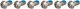 Monolitic 6-Bolt Brake Rotor - silver/203 mm
