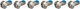 Monolitic 6-Bolt Brake Rotor - silver/220 mm