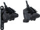 105 v+h Set Scheibenbremse BR-R7170 + Di2 ST-R7170 - schwarz/Satz (VR + HR)