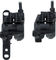 105 v+h Set Scheibenbremse BR-R7170 + Di2 ST-R7170 - schwarz/Satz (VR + HR)