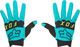 Dirtpaw Ganzfinger-Handschuhe - teal/M