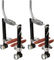 PAUL Motolite V-Brake Long Pull v+h Set Felgenbremse - black/Set