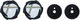 X-Dial SLW 2/3 Drehverschluss-System Reparaturkit - white-black/universal