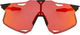 100% Hypercraft Hiper Glasses - matte black/hiper red multilayer mirror