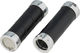 Brooks Slender Leather Handlebar Grips for Twist Shifters (two-sided) - black/100 mm / 100 mm